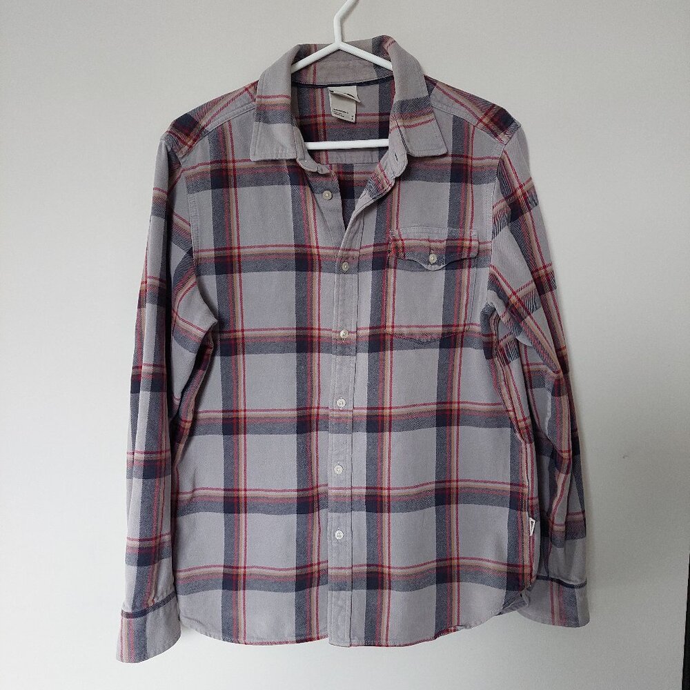 The North Face Men's Sz M Arroyo Heavyweight Flannel Shirt Plaid Cotton